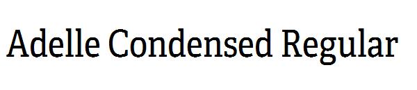 Adelle Condensed Regular
