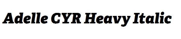 Adelle CYR Heavy Italic