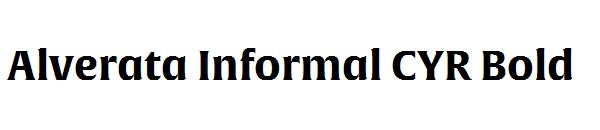 Alverata Informal CYR Bold