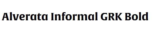 Alverata Informal GRK Bold