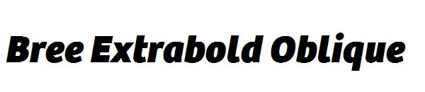 Bree Extrabold Oblique