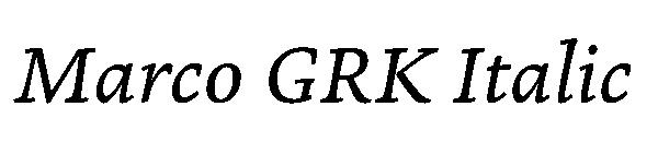 Marco GRK Italic