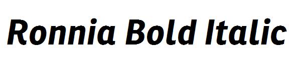 Ronnia Bold Italic