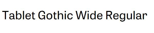 Tablet Gothic Wide Regular