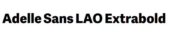 Adelle Sans LAO Extrabold