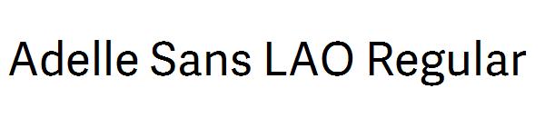 Adelle Sans LAO Regular
