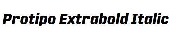 Protipo Extrabold Italic