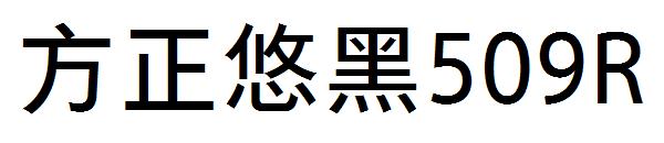 方正悠黑509R