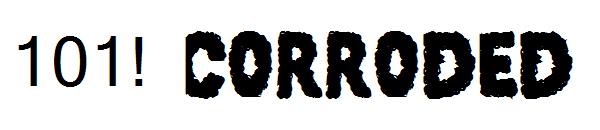 101! Corroded字体