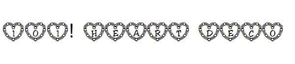 101! Heart Deco字体