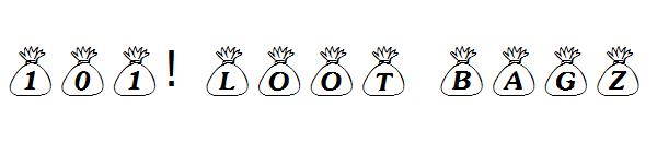 101! Loot BagZ字体