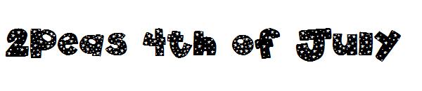 2Peas 4th of July字体