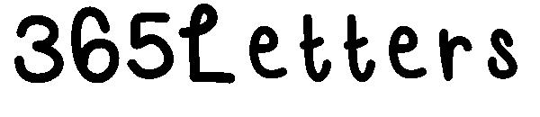 365Letters字体
