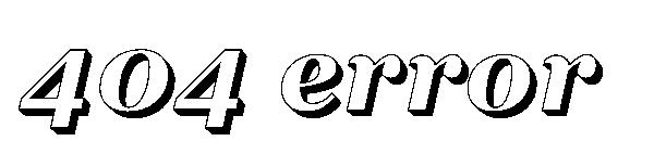 404 error字体
