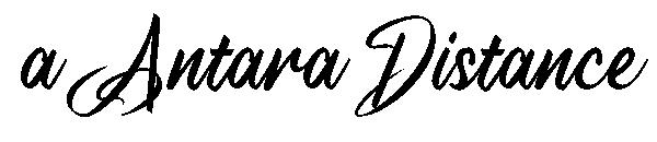 a Antara Distance字体
