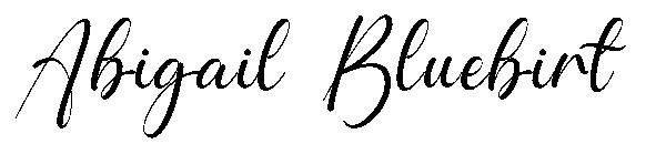 Abigail Bluebirt字体