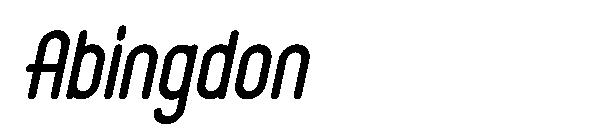 Abingdon字体