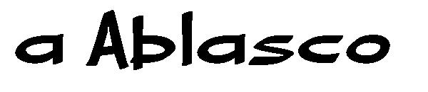 a Ablasco字体