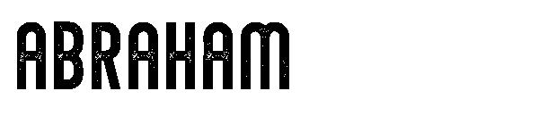 Abraham字体