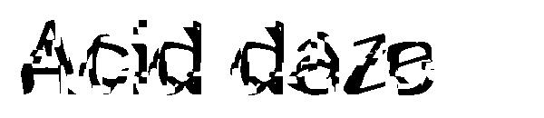 Acid daze字体