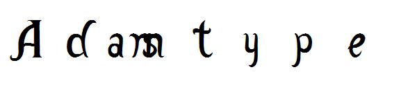 Adamstype字体