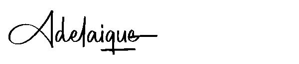 Adelaique字体