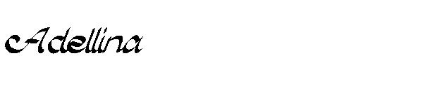 Adellina字体