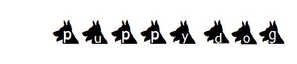 AEZ puppy dog 字体