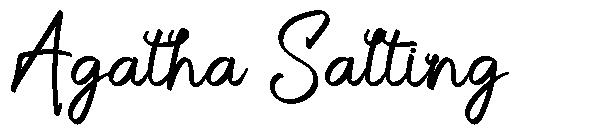 Agatha Salting字体