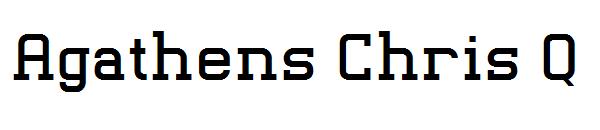 Agathens Chris Q字体