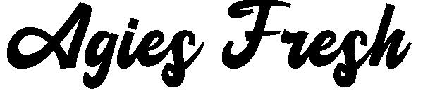 Agies Fresh字体