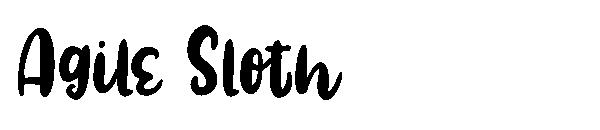 Agile Sloth字体