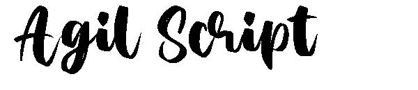 Agil Script字体