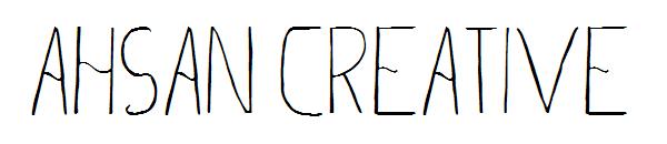 Ahsan Creative字体