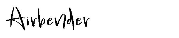 Airbender字体
