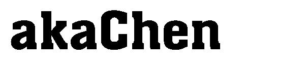 akaChen字体