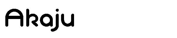 Akaju字体