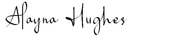 Alayna Hughes字体