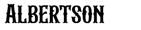 Albertson字体