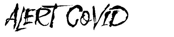 Alert Covid字体
