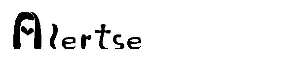 Alertse字体