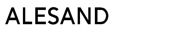 Alesand字体