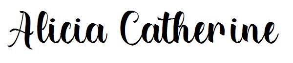 Alicia Catherine字体