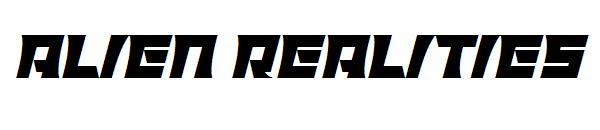 Alien Realities字体