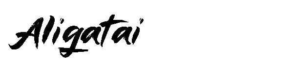 Aligatai字体