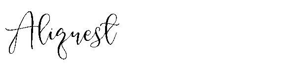 Aliquest字体