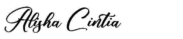 Alisha Cintia字体