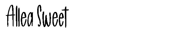 Allea Sweet字体