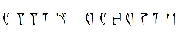 Alli’s Daedric字体