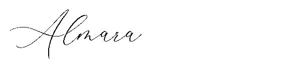 Almara字体